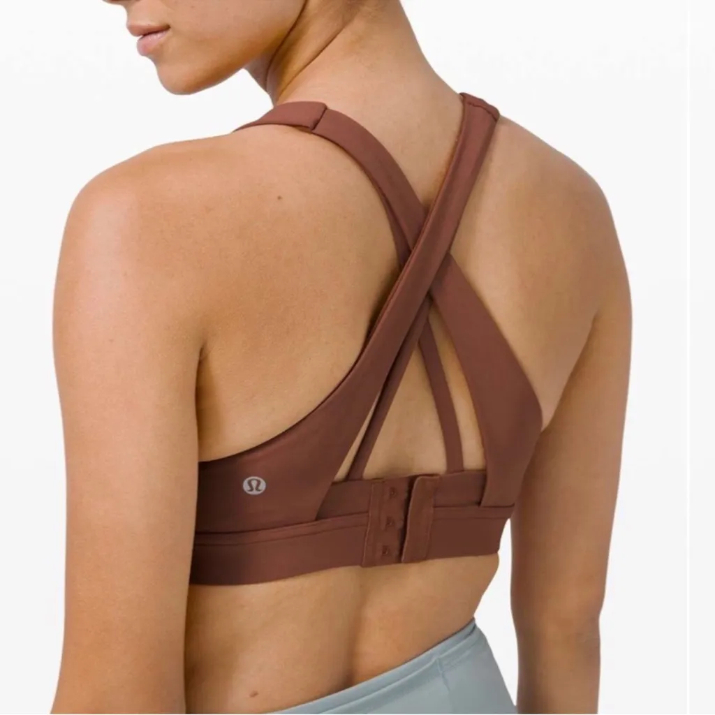 Lululemon Athletica Stash It All Bra Size 8 C/D Cup  Ancient Copper - Image 8