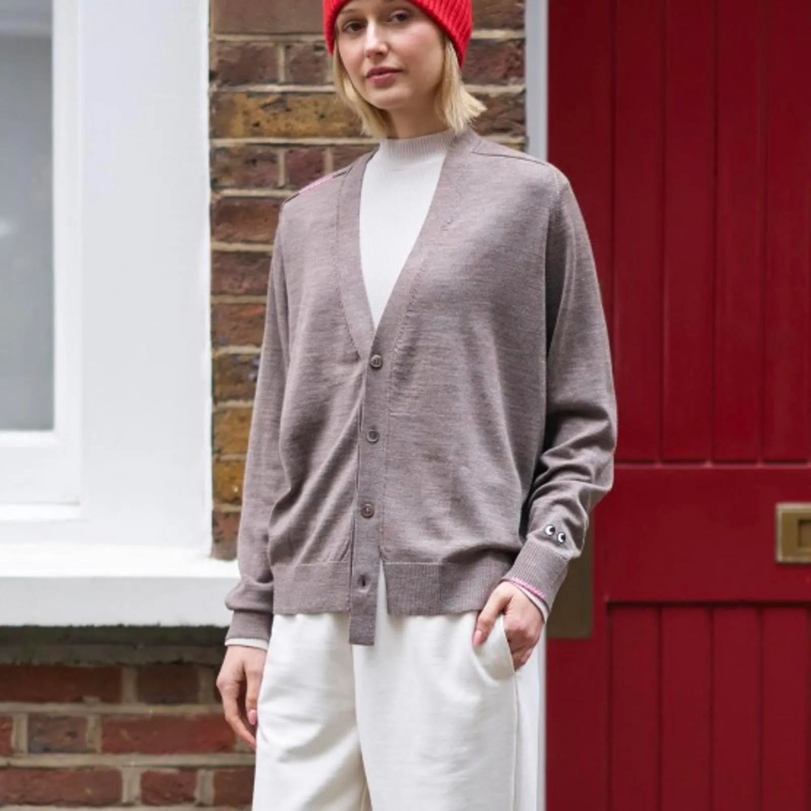 Uniqlo Ribbed High Neck T-Shirt Long Sleeve Light Gray NWT XS - Image 4