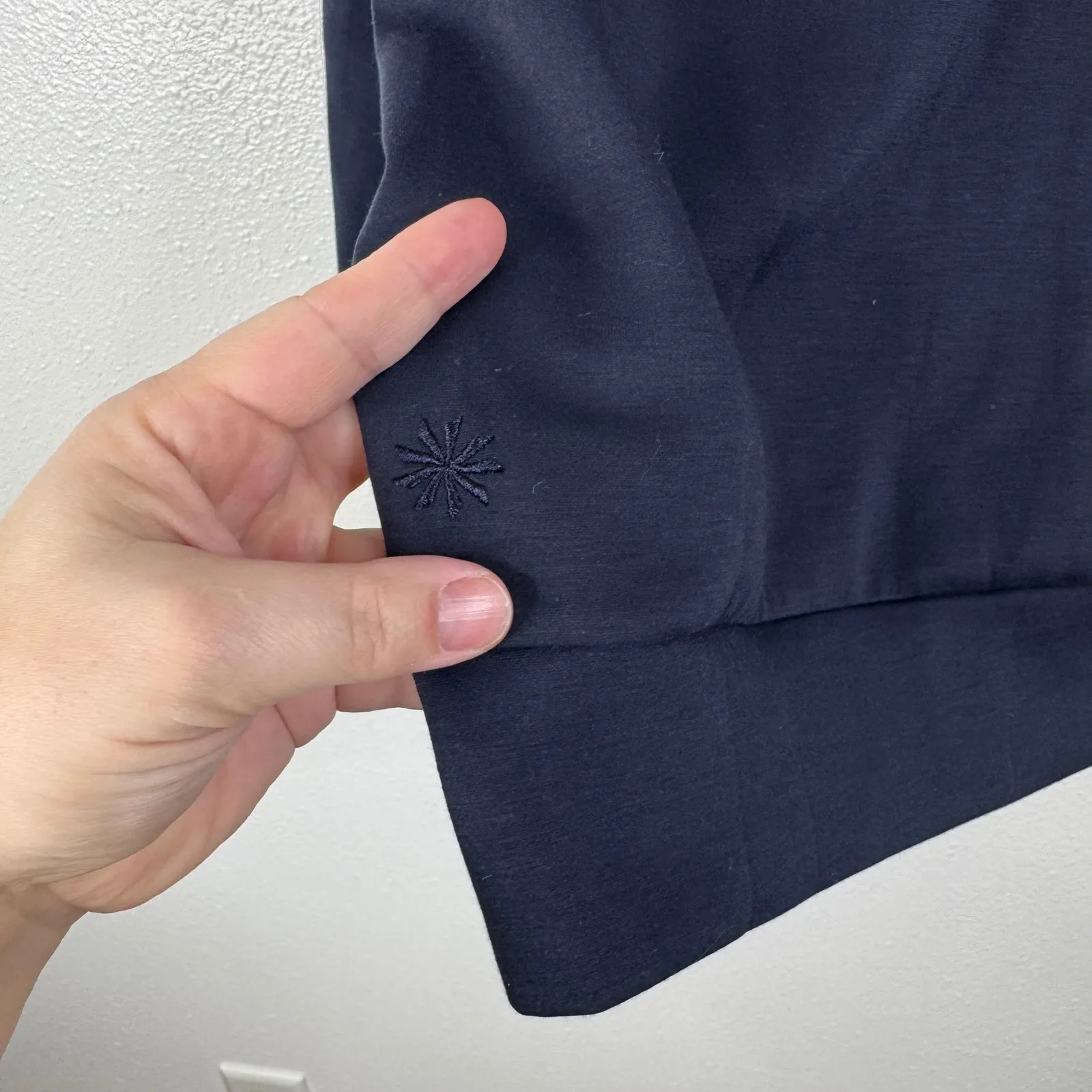 Athleta NWT Allure 1/4 Zip Sweatshirt Navy Size Medium - Image 4