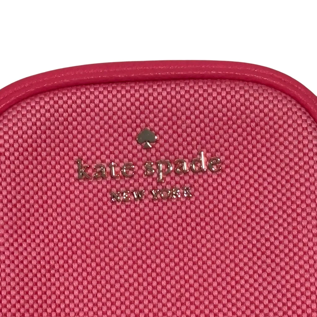 Kate Spade Rosie North South Zip Phone Crossbody pebbled leather stripe strap - Image 4