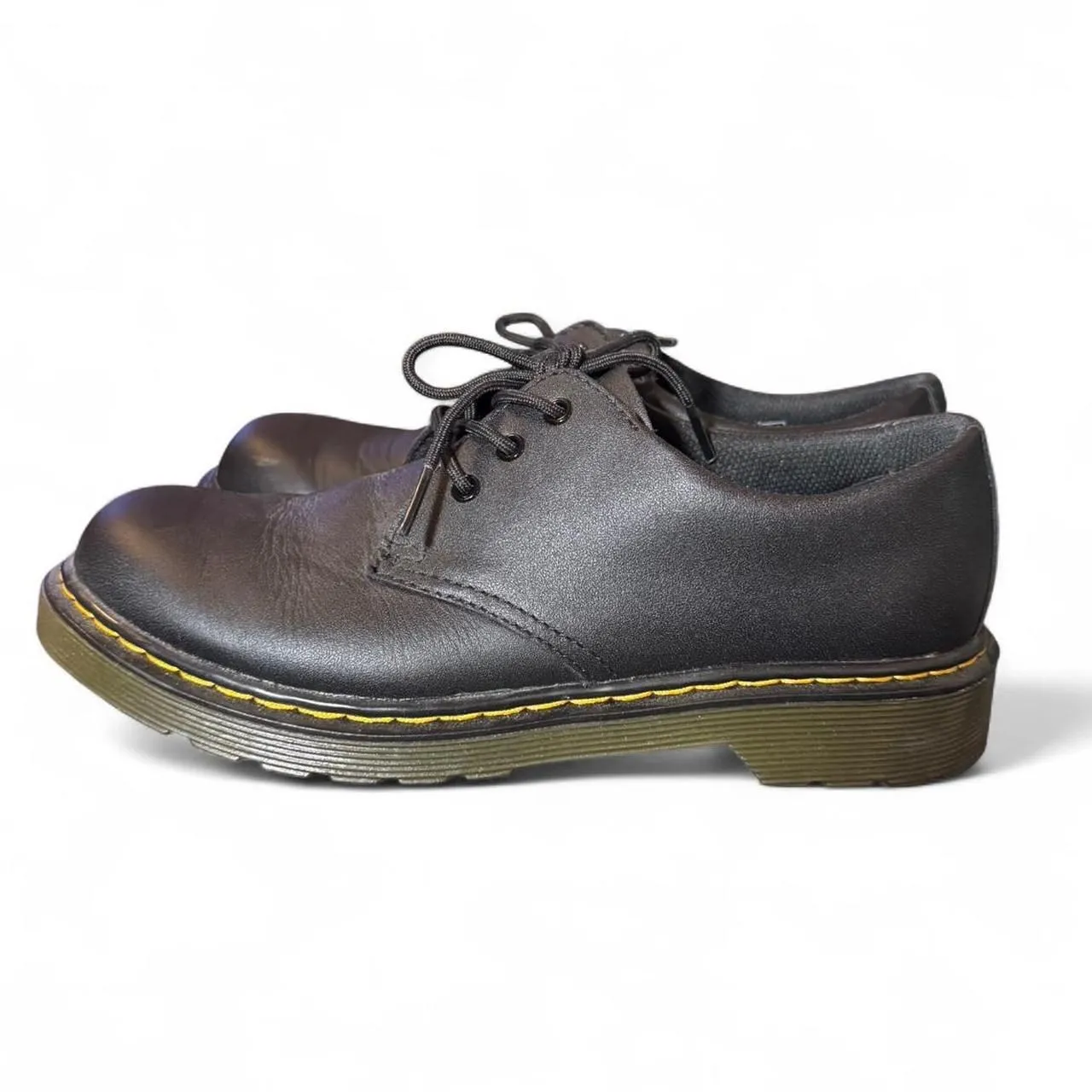 Dr. Martens 1461Y Black Leather Oxford Shoes Unisex US M5/L6/EU 36 - Image 2