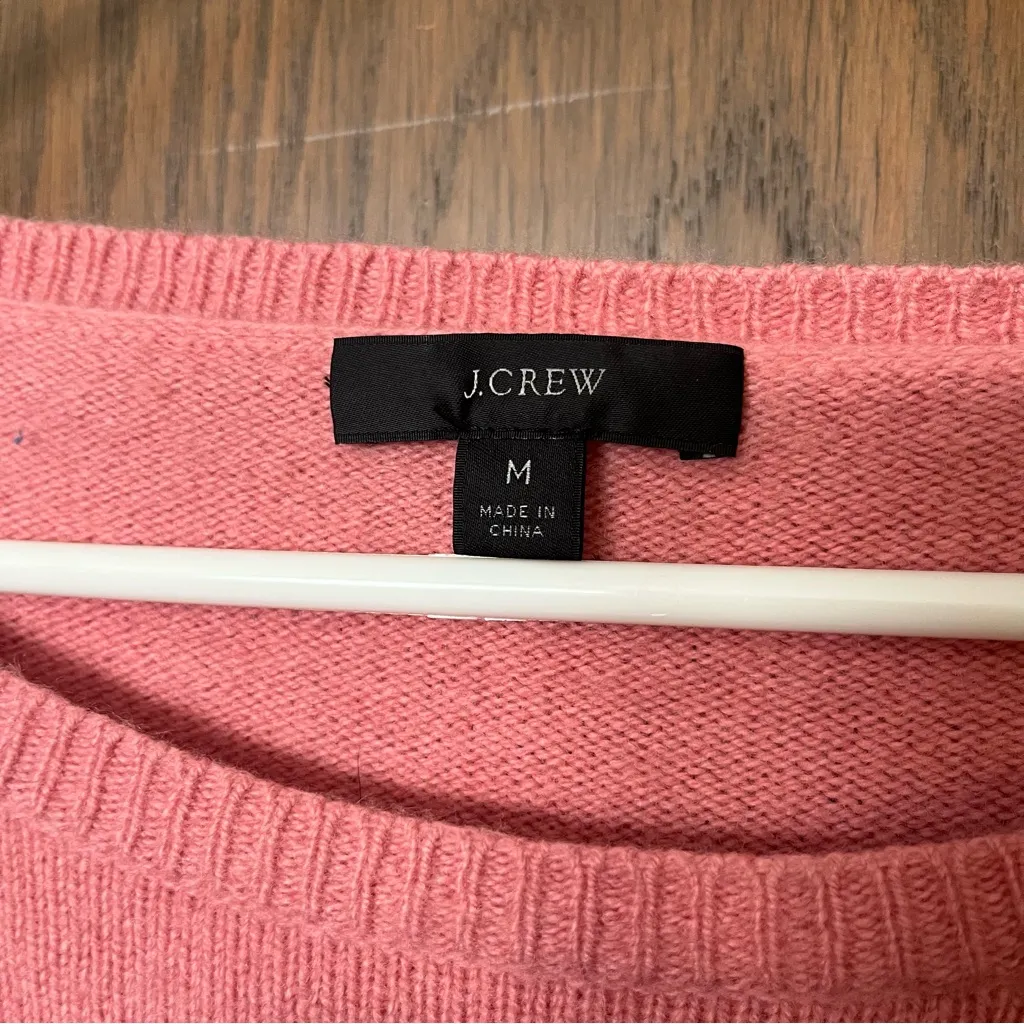 J. Crew Pink Crew Neck Sweater - Image 2
