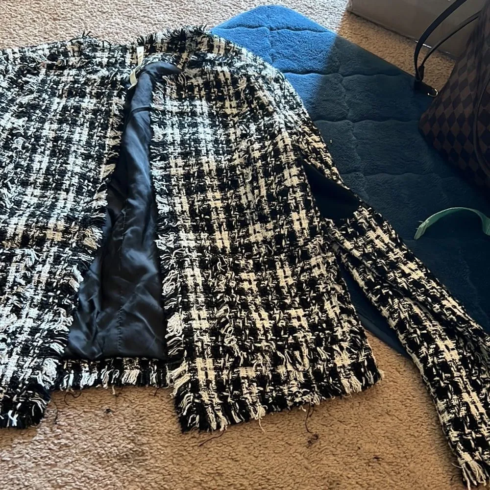 Truth and pride open front blazer small Black - Image 4