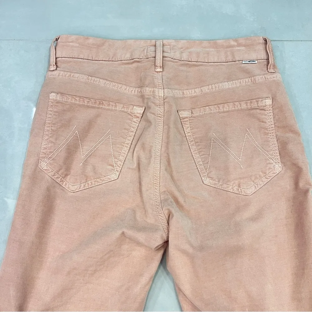 Mother Jeans High Waisted Looker Lipstick And Other Stories Sz 27 Pink - Image 11