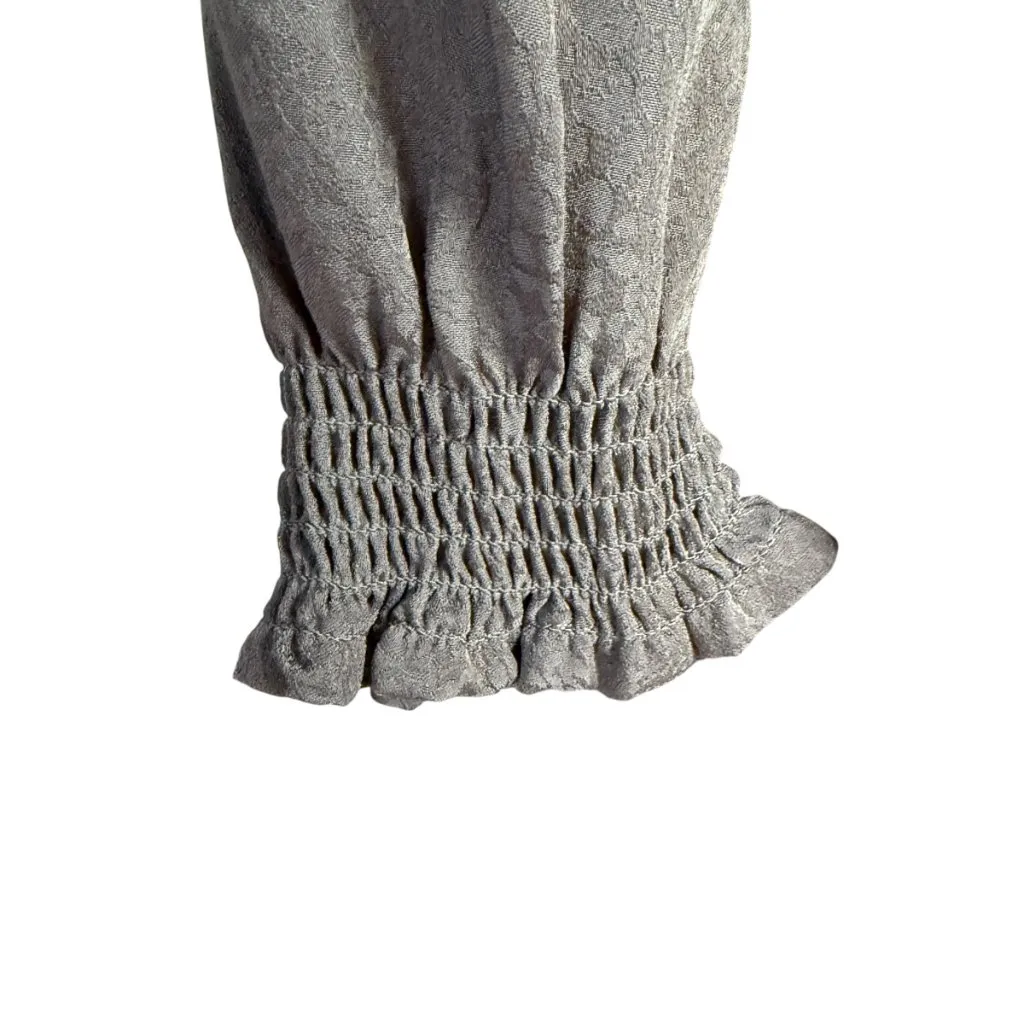 Ann Taylor black petite 4P shift dress with back zip closure ruffled sleeves NWT - Image 7