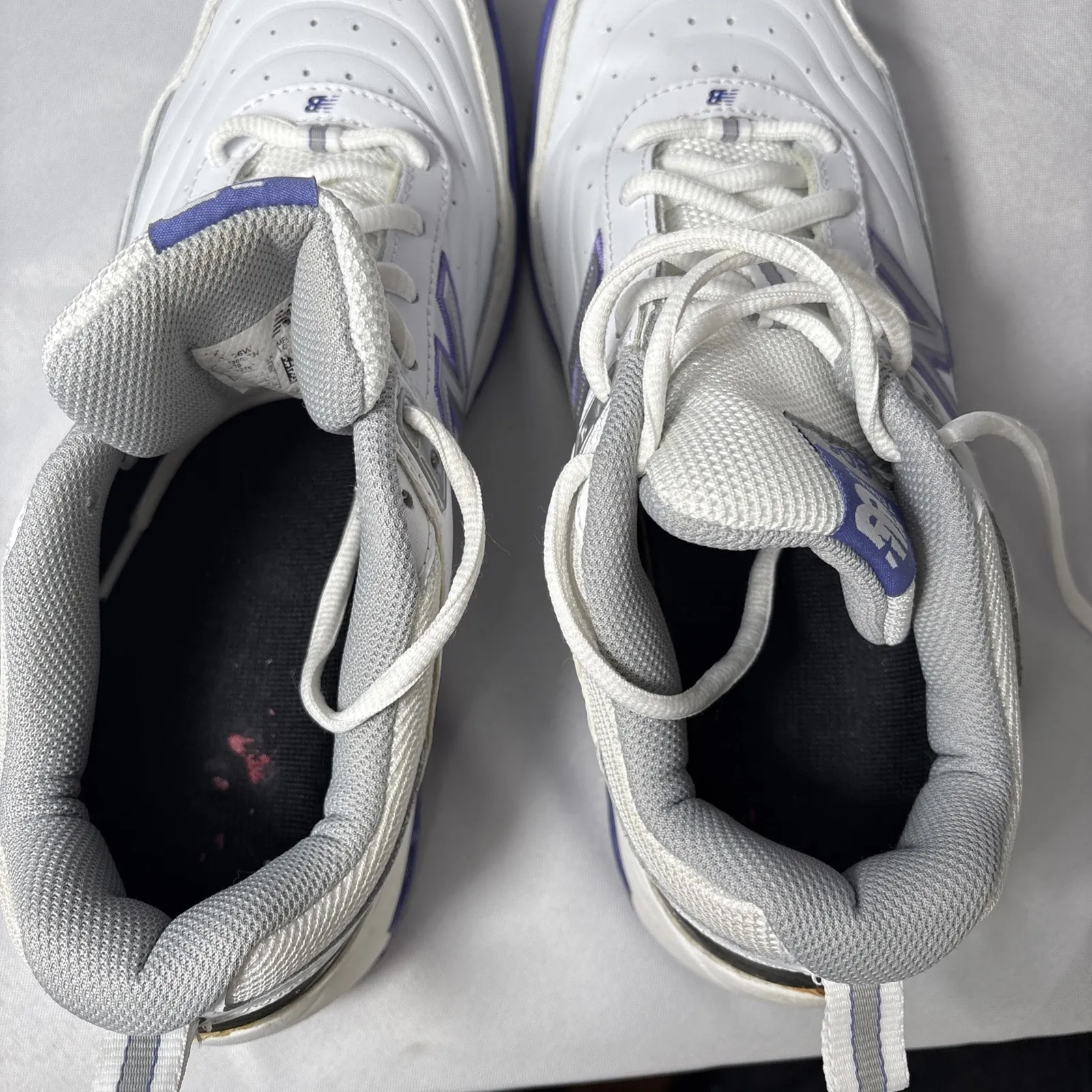 New Balance Women's 806 Tennis Size 10 Regular White/Purple |WC806W| Pickleball‎ - Image 10