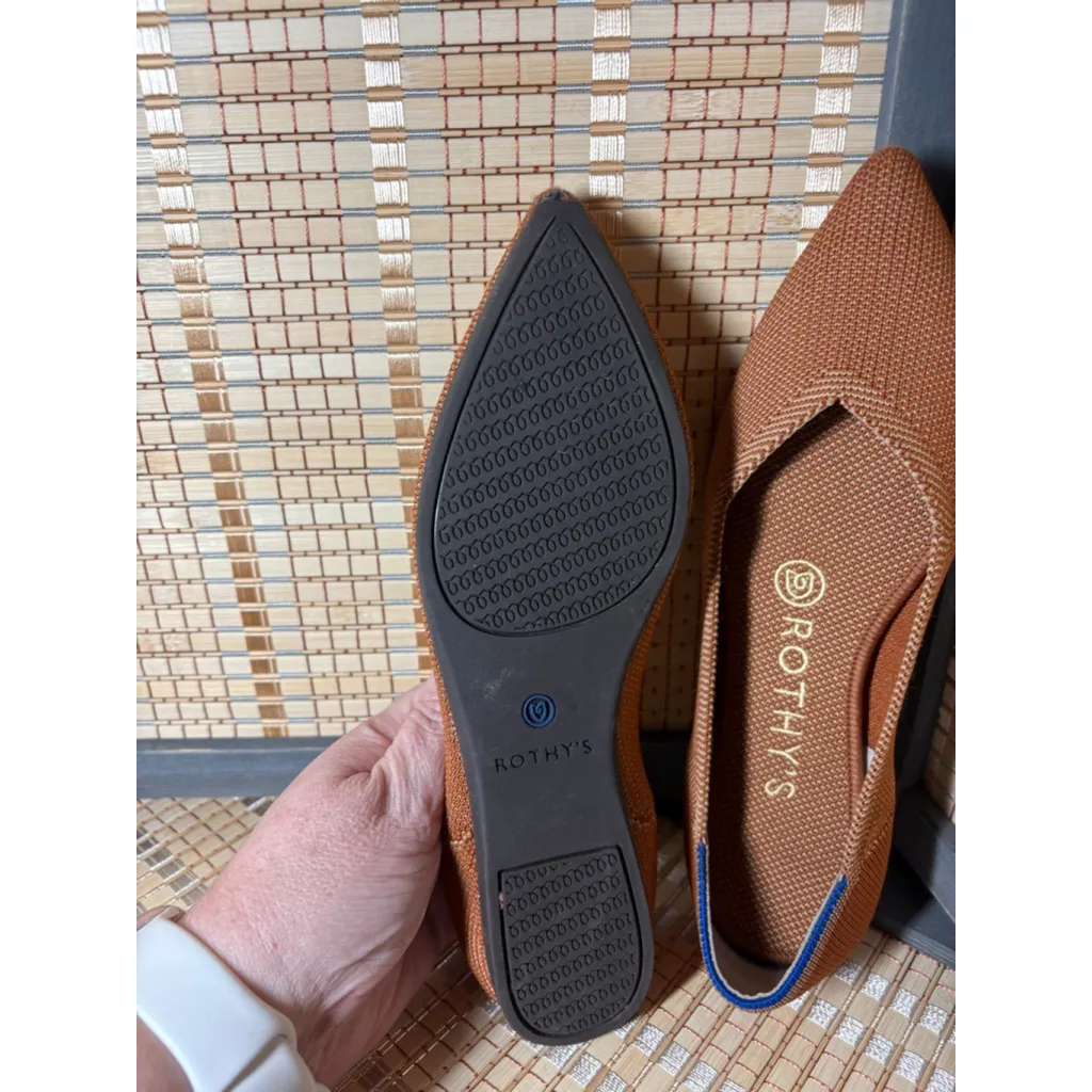 Women's Rothy's Mustard The Point II Flats - Image 3