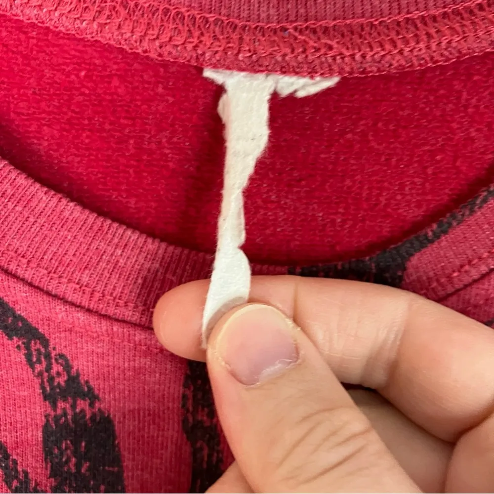 Hot Topic | Twenty One Pilots Pattern Logo Pullover Top Cotton Polyester XS - Image 3