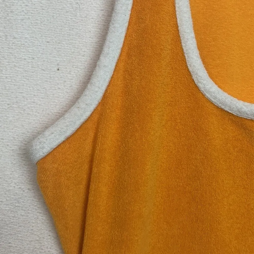 Juicy Couture womens small yellow terry cloth maxi dress y2k cute hip 90s coqu - Image 7