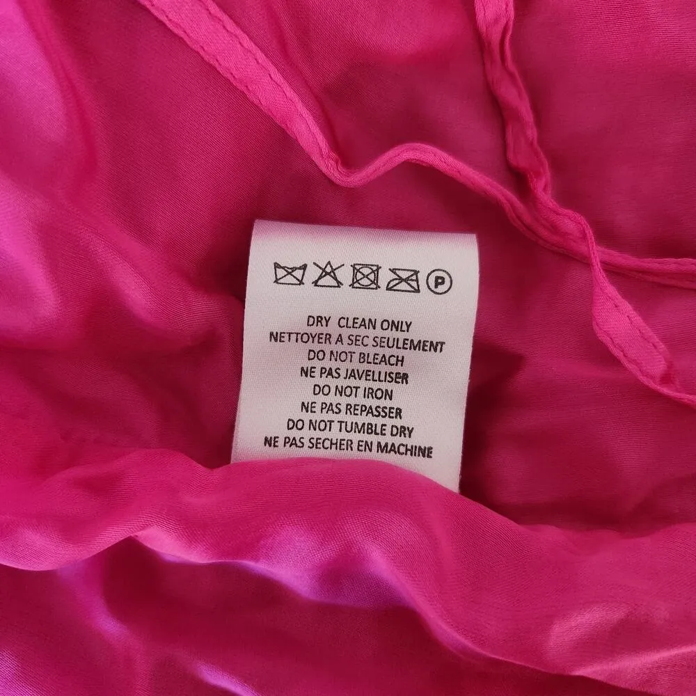 Retrofete Gabrielle Robe Dress in Pink Sequins Size XXS NWT Long Sleeve - Image 13