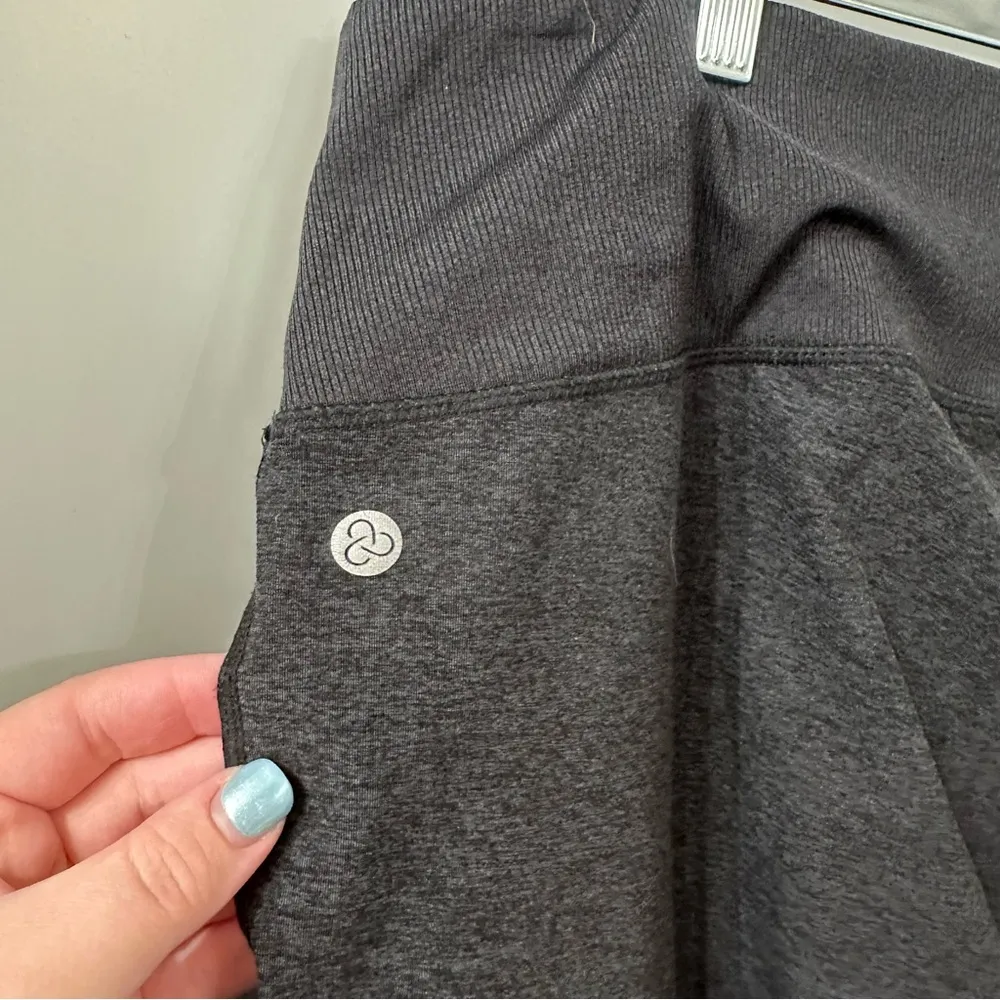 Zella Restore High Waist Soft Pocket Jogger Legginga Heather Grey Size 2X - Image 4