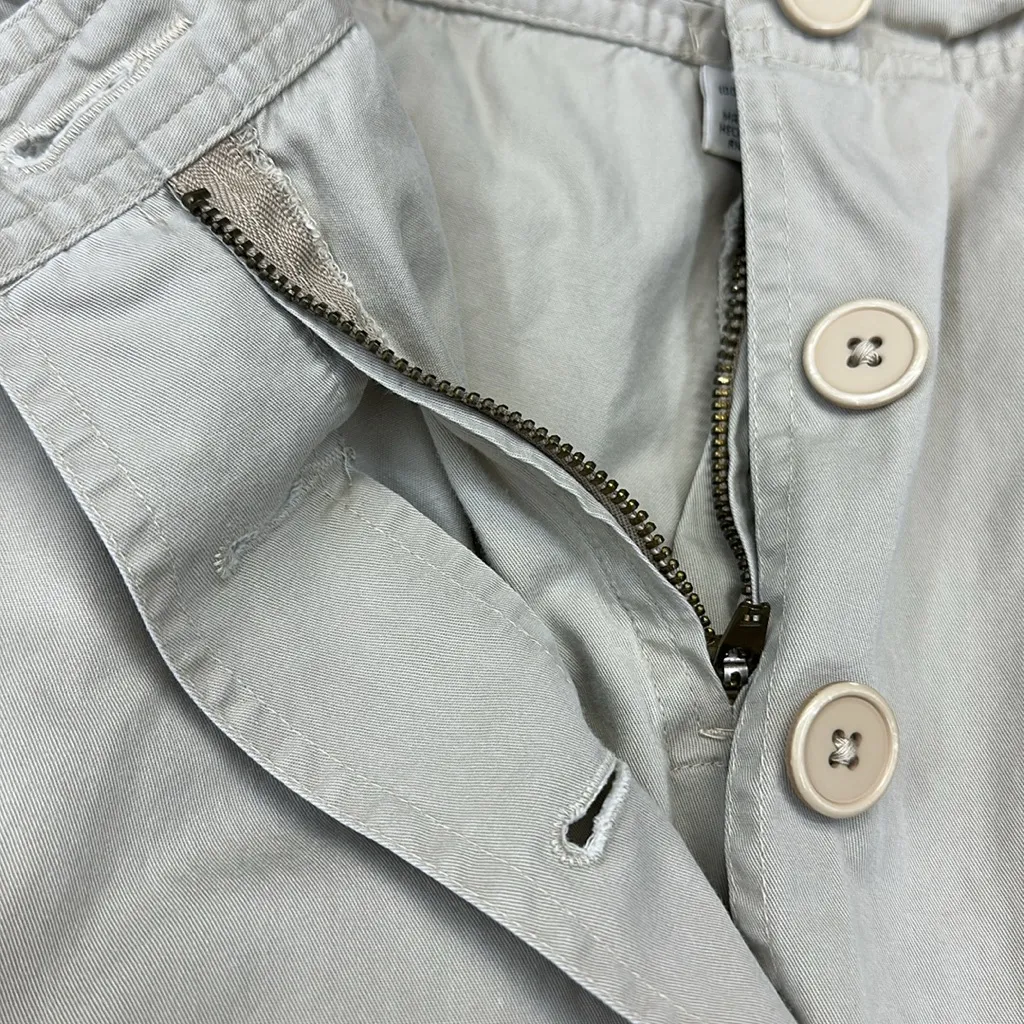 St Johns Bay Cotton Tan Khaki Chino Button and Zip Front Skort Womens 6 - Image 9