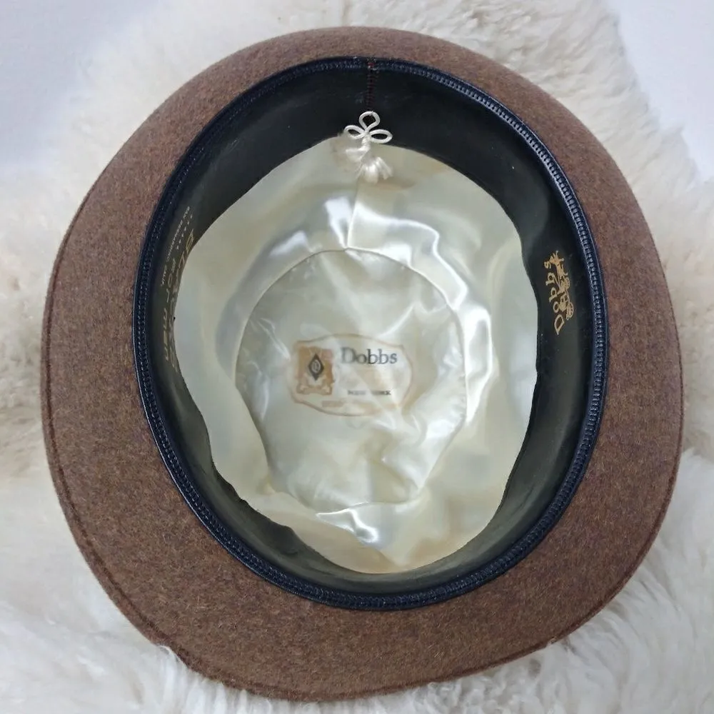 Vintage Dobbs hat in brown Brown - Image 6