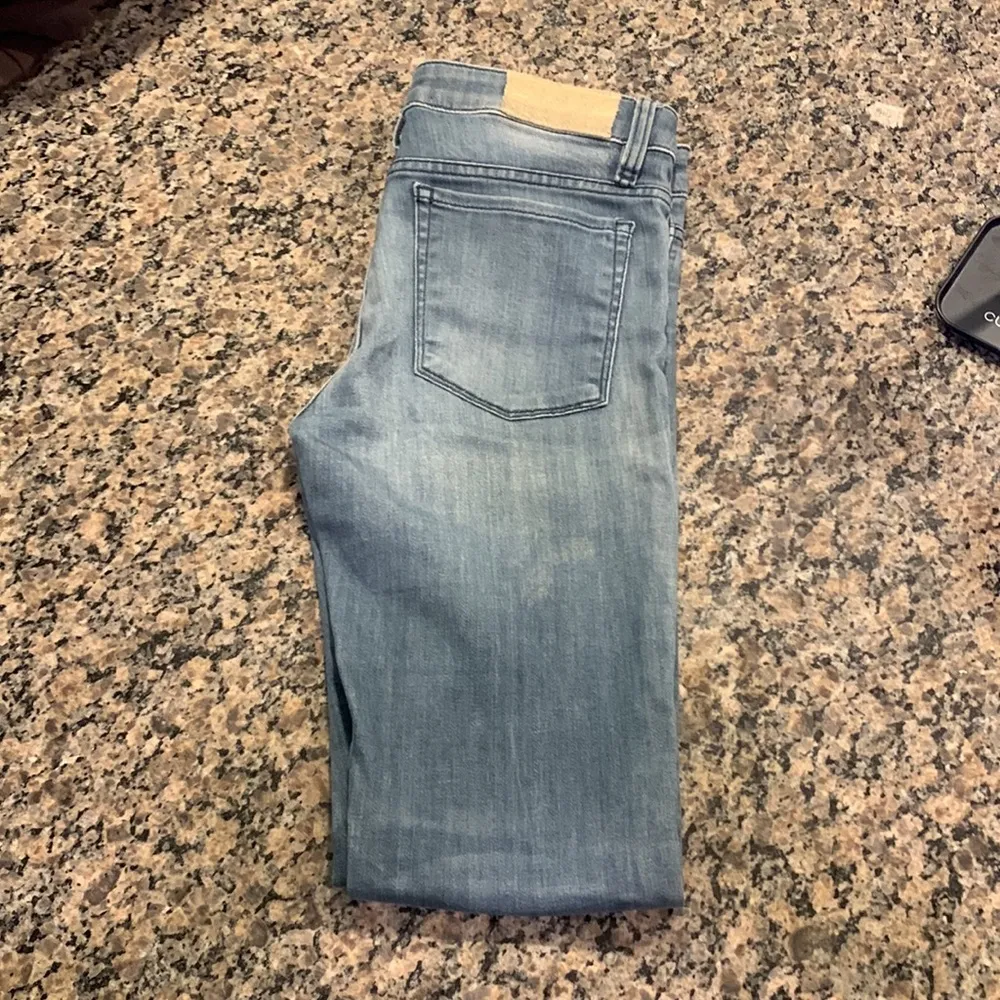 IRO Raquel Denim Distressed Blue Mid-Rise 9" Skinny Jeans Size 28 GUC #7924 - Image 6