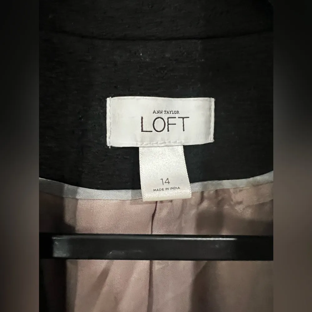 Loft  Ann Taylor Embellished Double Breasted Wool Blazer - Image 4