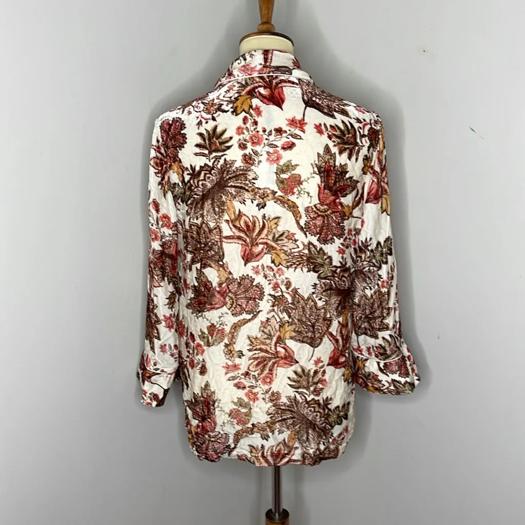 Cara Cara Venezia Velvet‎ Jacket Red - Image 3