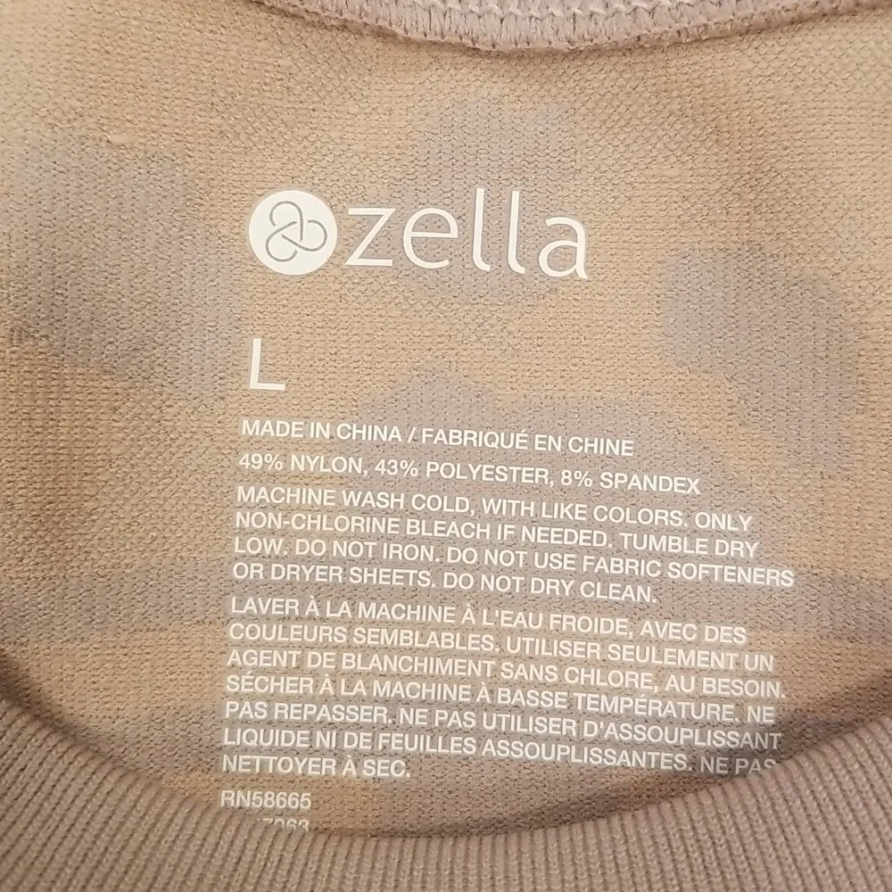 💕ZELLA💕 Cozy Baselayer Print Sweatshirt ~ Pink Sphinx Large L NWOT - Image 14