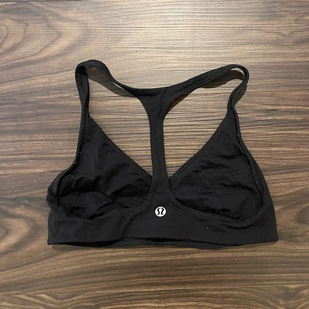 Lululemon Black Sports Bra with Racerback Design - Image 2
