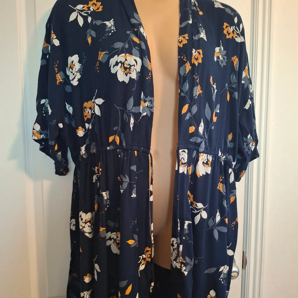 Maurices Sz 0/1 Floral Kimono Cardigan NWOT - Image 6