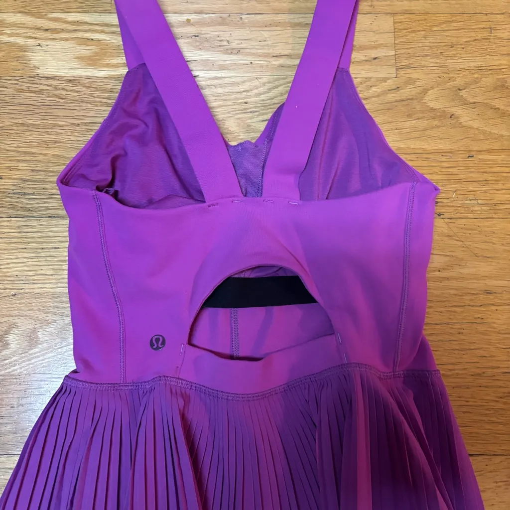 Lululemon City Ultra Violet Pleated Preppy Gym Outdoor Yoga Workout Tank 6 - Image 6