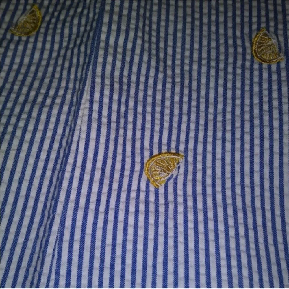 Brooks Brothers Seersucker lemon Pants size 6 - Image 4