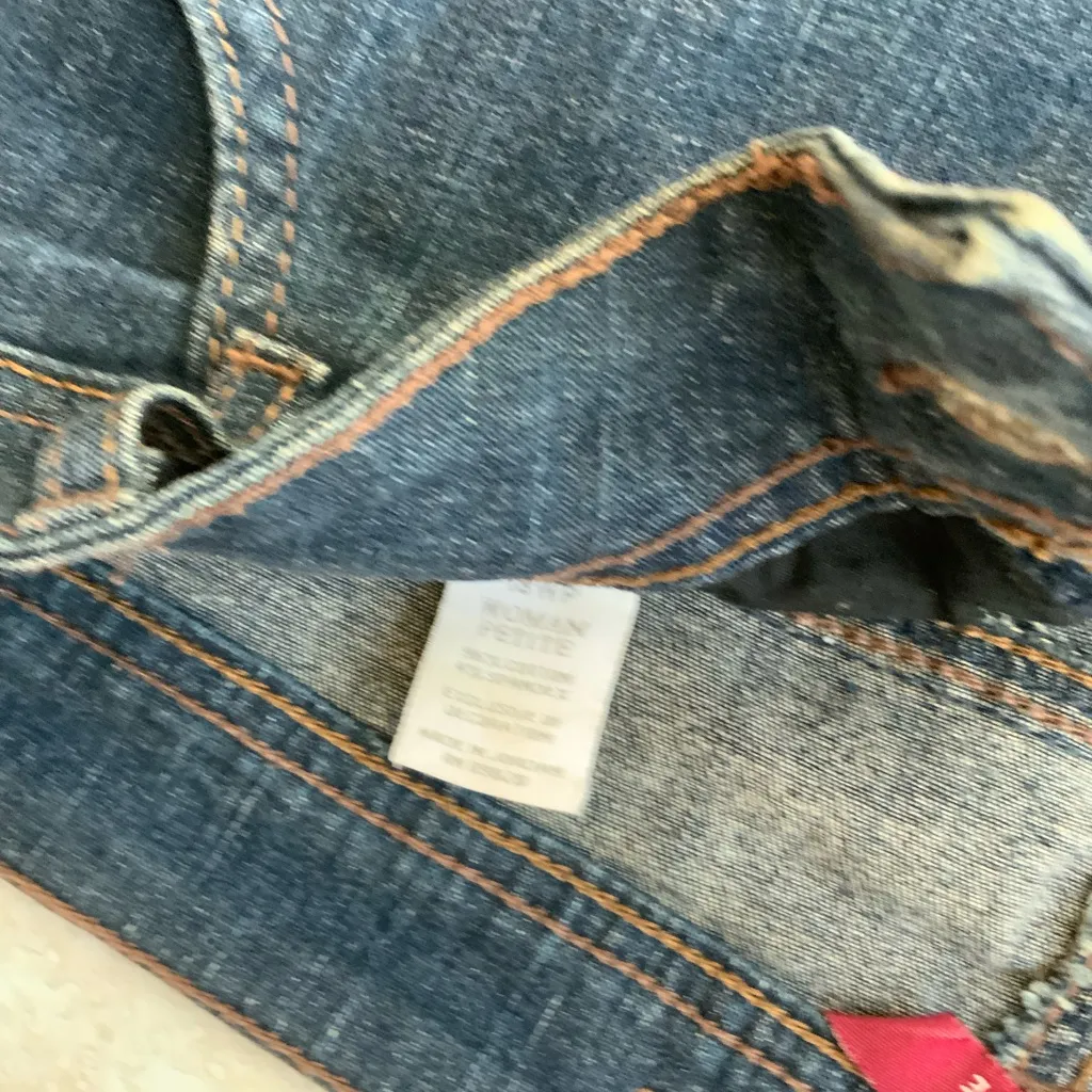 Charter Club Stylish Dark Blue Straight Jeans for women sz 18 - Image 4