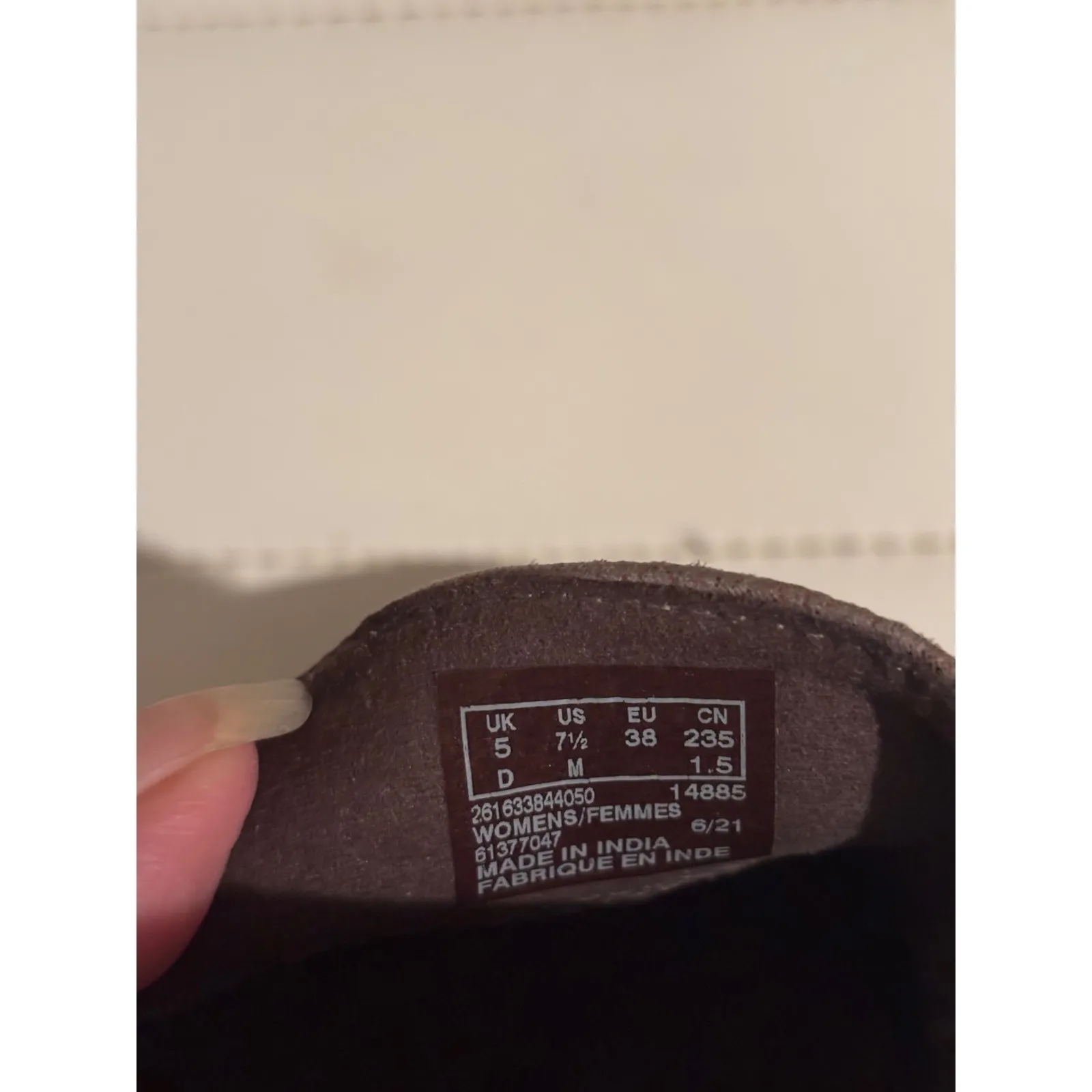 Clarks Women's Metallic Rose Gold Loafer Shoes Size 7.5 M - Image 7