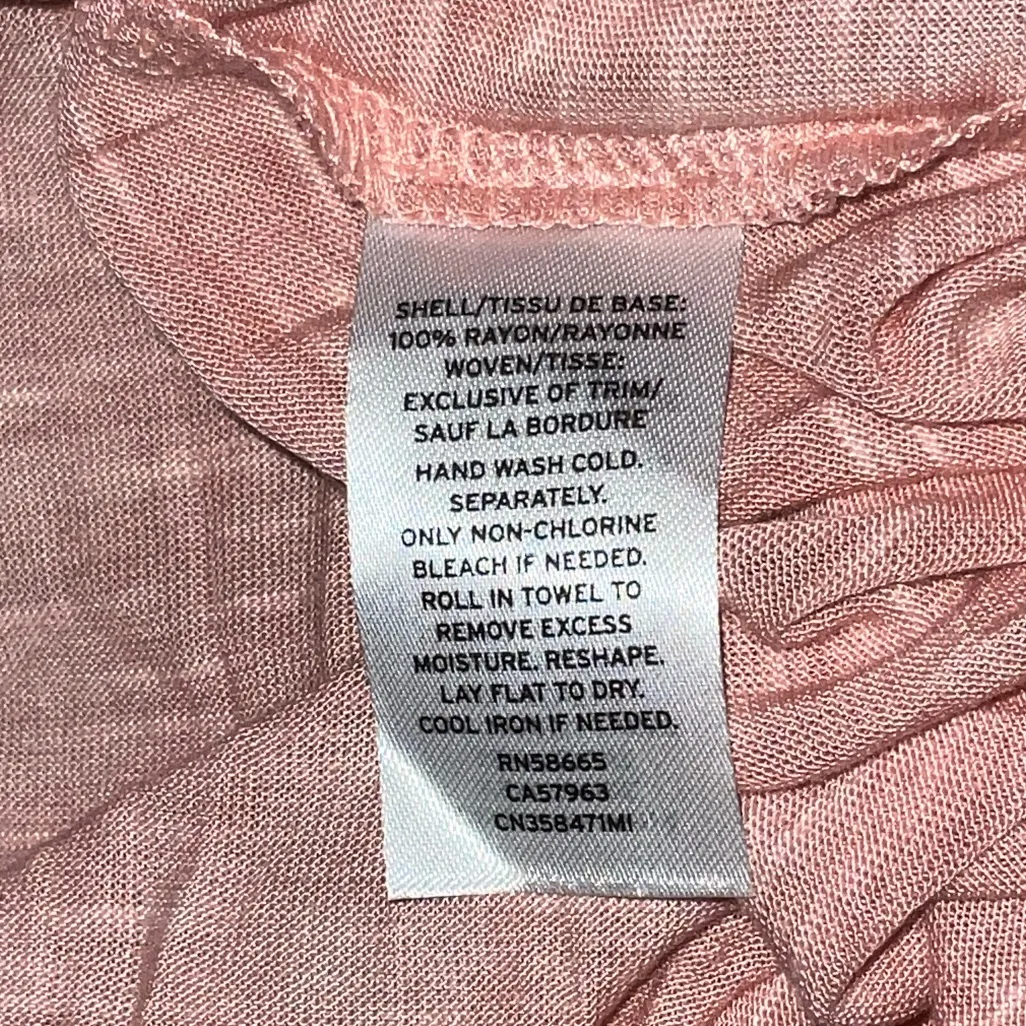 Caslon Blush Pink Blouse with Lace Trim - Image 4