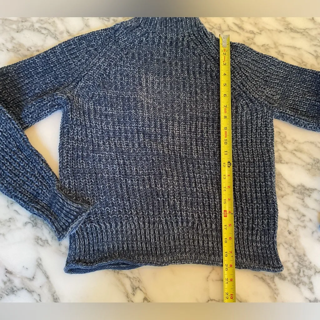 EUC Madewell Marled Cotton Mockneck Sweater Sz XS - Customer Return Ripped Seam - Image 7