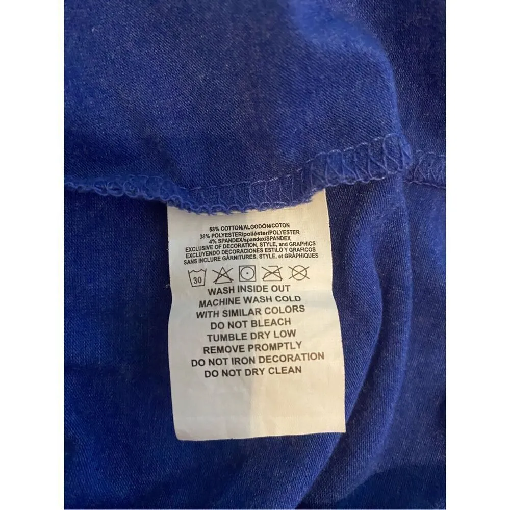 Majestic Chicago Cubs T Shirt Baseball Sports Athletic Sporty Athleisure - Image 7