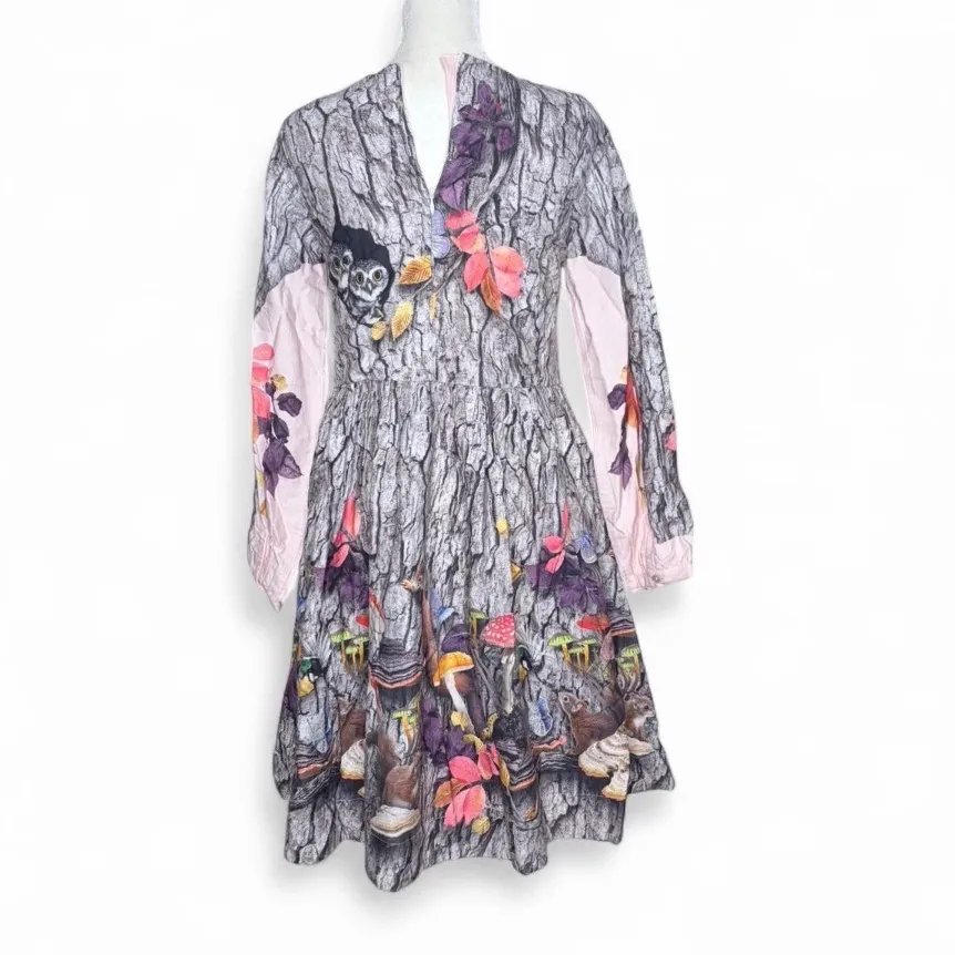 Molo Tree of Life dress #Molo #TreeOfLife Xxs Gray Size undefined - Image 12