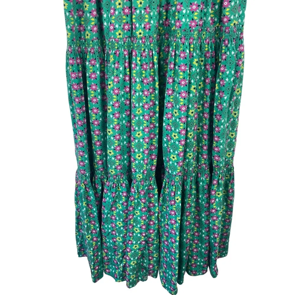 Matilda‎ Jane Age of Aquarius Size XS Prairie Dress Turquoise Colorful Floral - Image 13