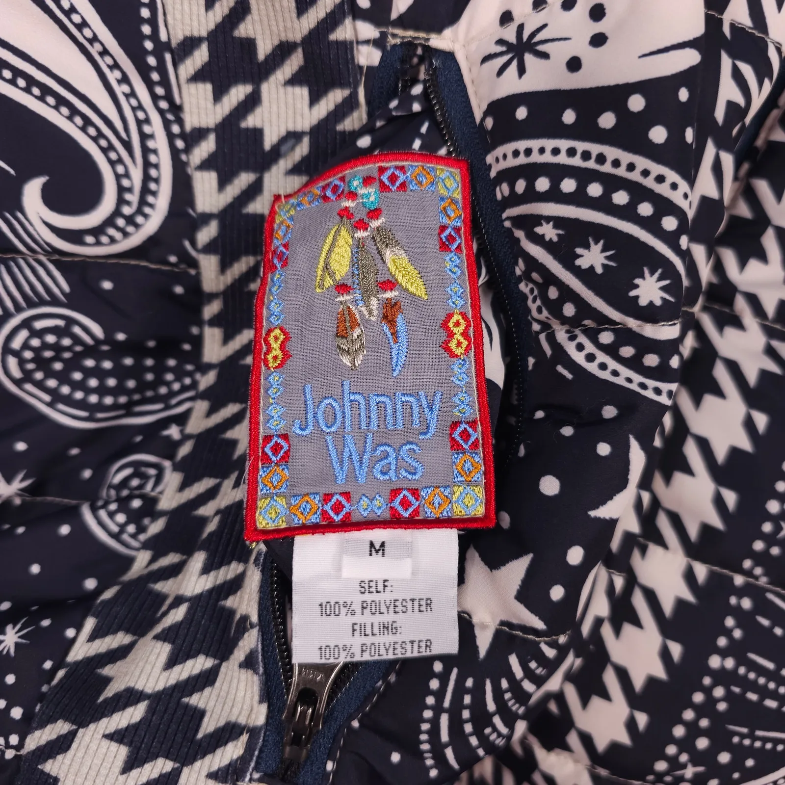 Johnny Was Sasha Reversible Vest Jacket Sz Medium - Image 6