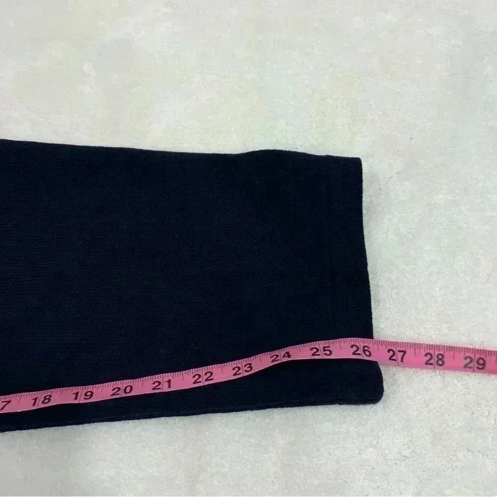 St. John Womens 6 navy Santana Knit Pockets Wide Leg Pant Trousers Pull … - Image 11