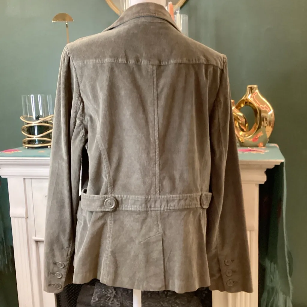 St. John's Bay Olive Corduroy Blazer - Image 2