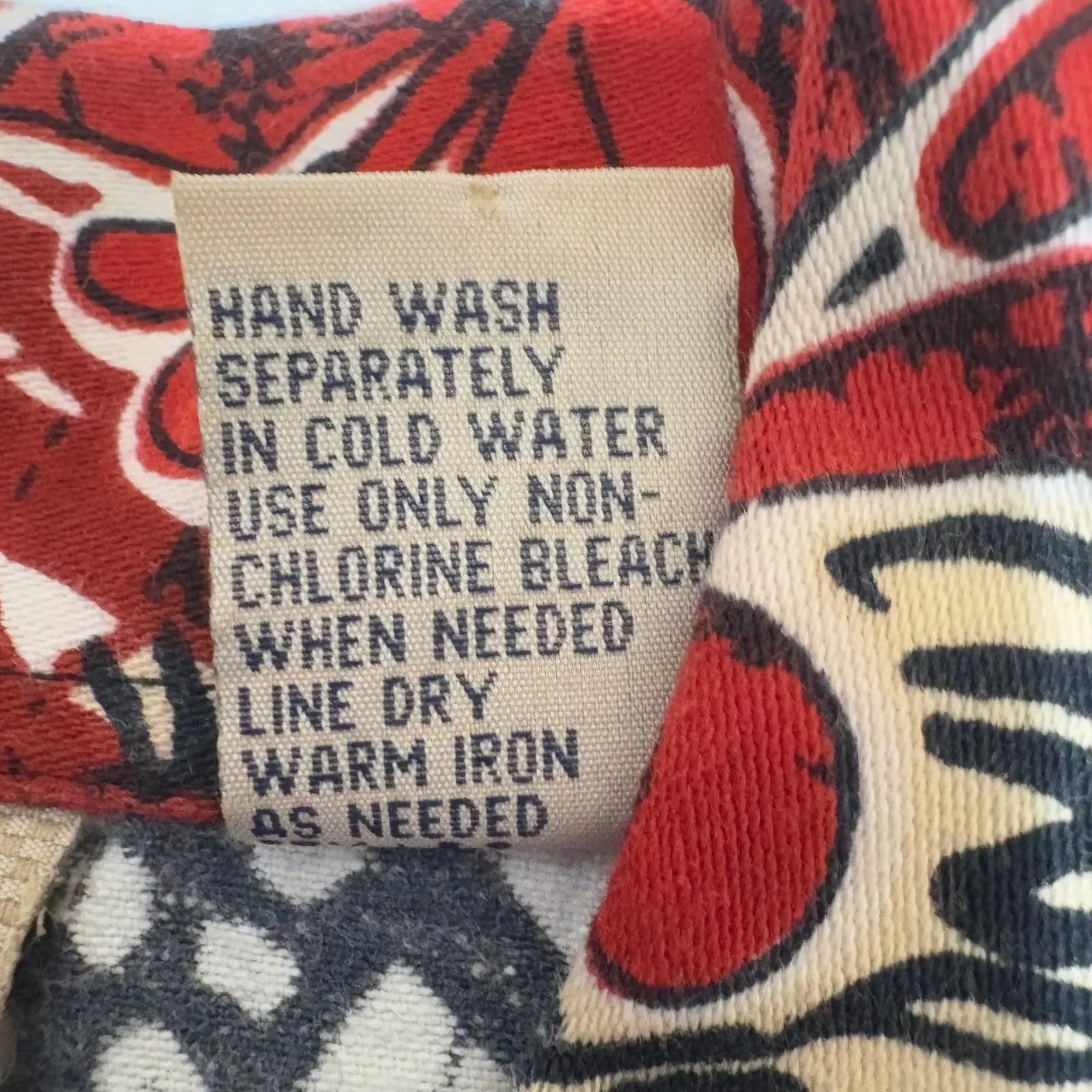 VTG Life Style Woman Jacket 3X Multicolor‎ Floral Batik Cotton Retro 80s Shacket Tan - Image 5