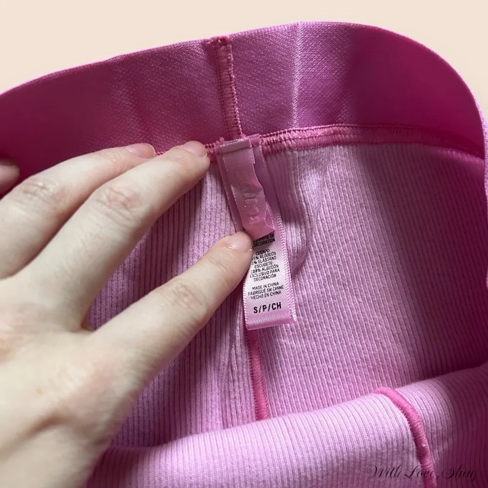 EUC Skims COTTON RIB BOXER - BUBBLE GUM - Image 5