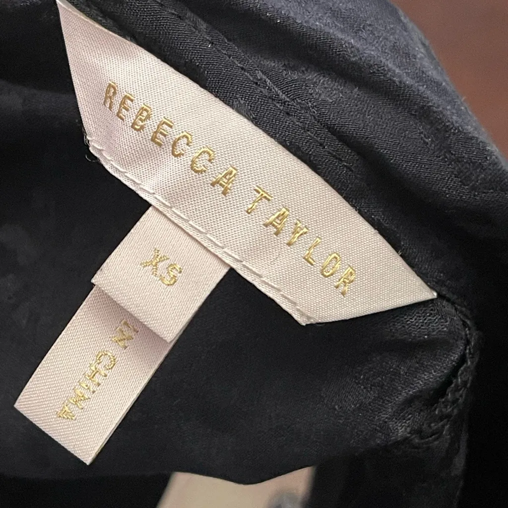 Rebecca Taylor Black Sleeveless Jumpsuit - Image 5