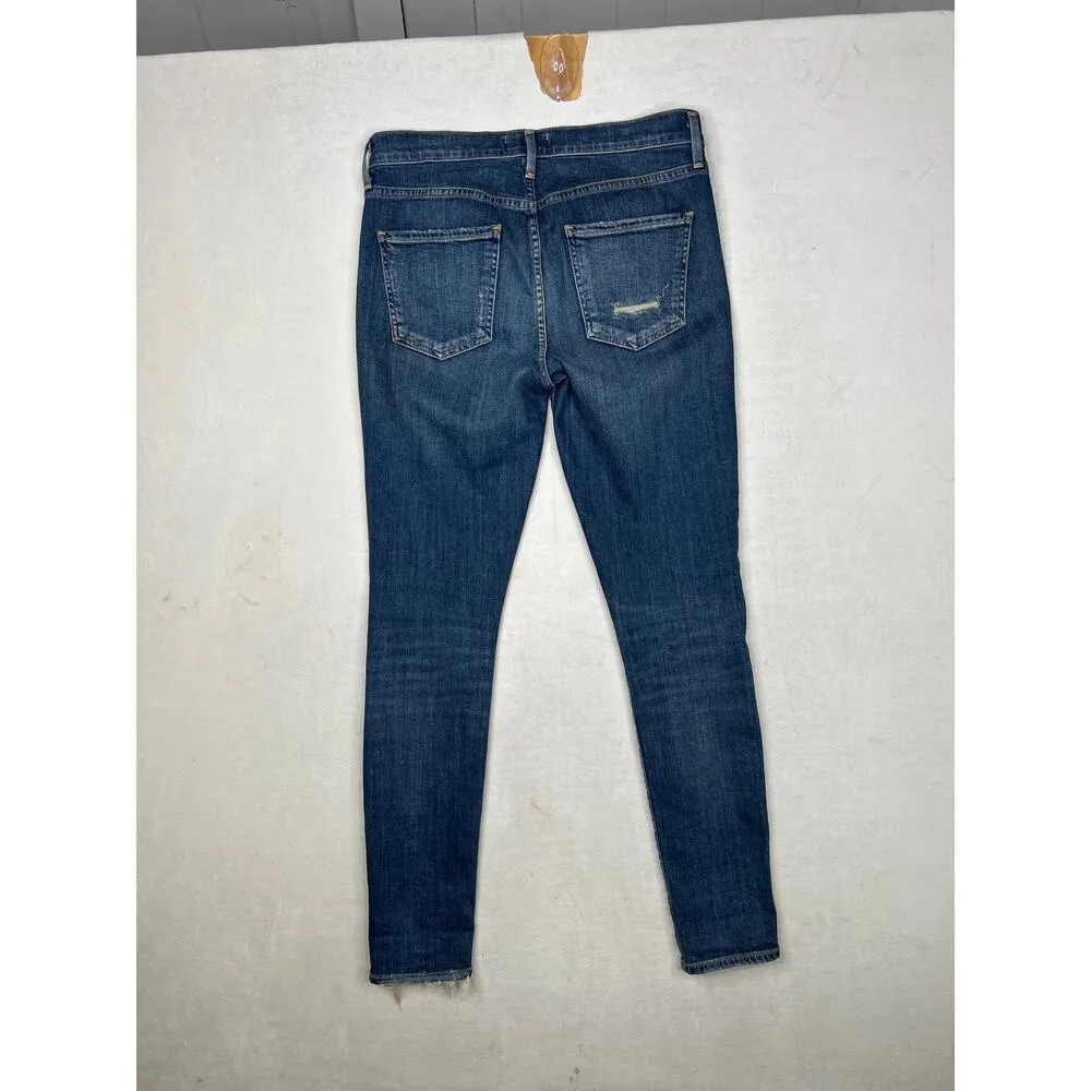 Agolde Sophie High Rise Skinny in Kansas City Jeans Women's Size 28 - Image 9