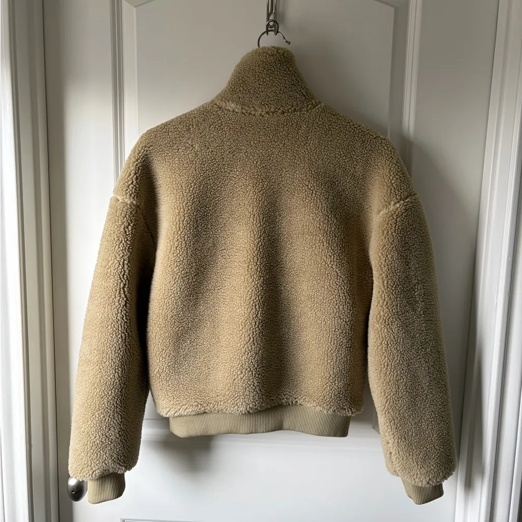 WeWoreWhat khaki Teddy Jacket - Image 6