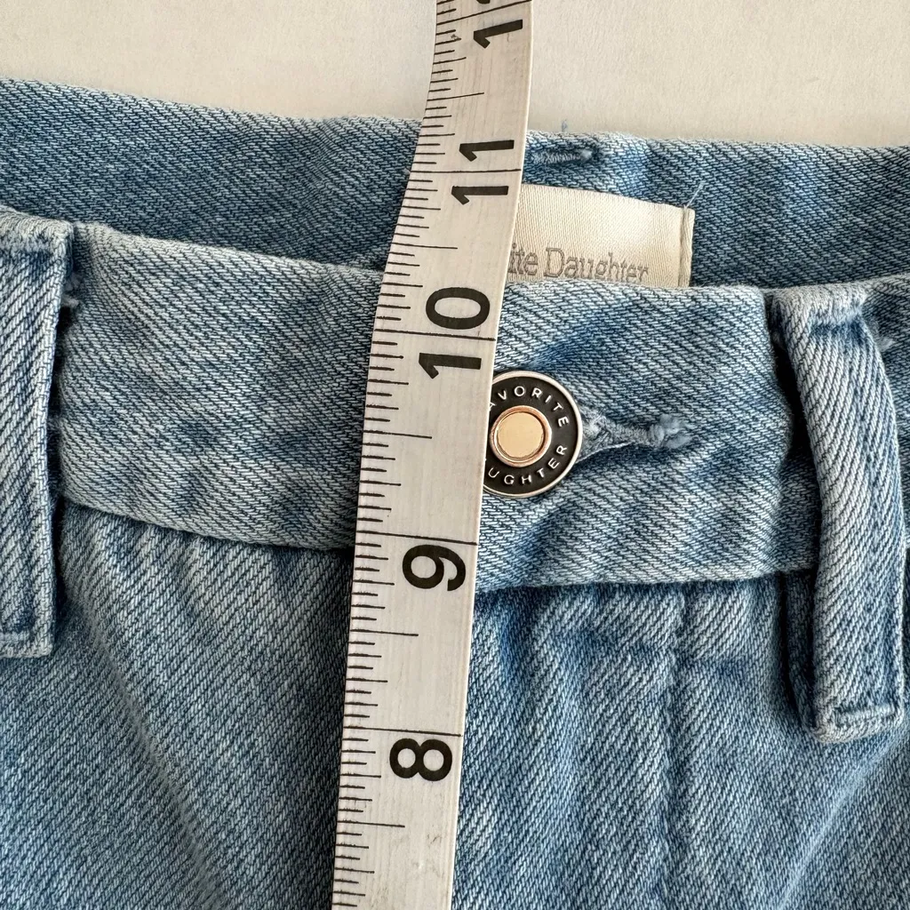 Favorite Daughter The Taylor Trouser Wide Leg Jeans Malta 24 light wash Blue - Image 9