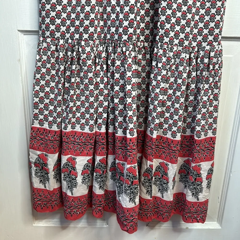 ULLA JOHNSON Oona Maxi Dress in Dark Indian Floral W1481 Sz 2 - Image 8