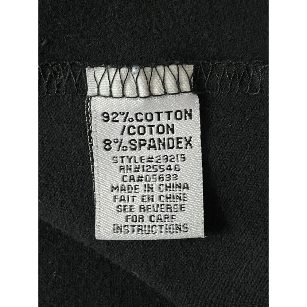 HABITAT Size XS Black Cotton Long Sleeve Cowl-neck Long Sleeve Tunic Top Pocket - Image 10