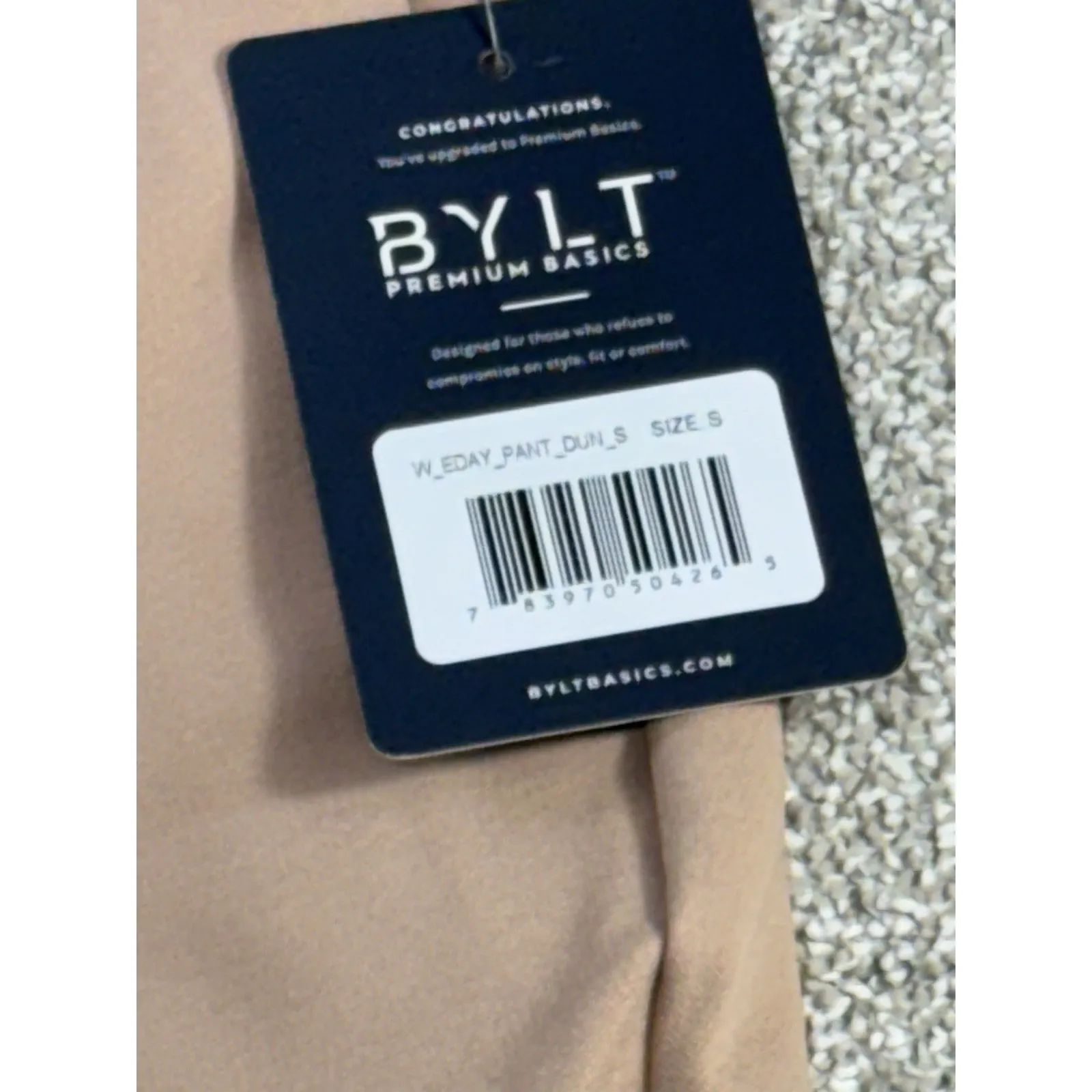 BYLT‎ Women's Everyday Pant Size Small Skinny Stretch Pull On Dress Pants Tan - Image 3