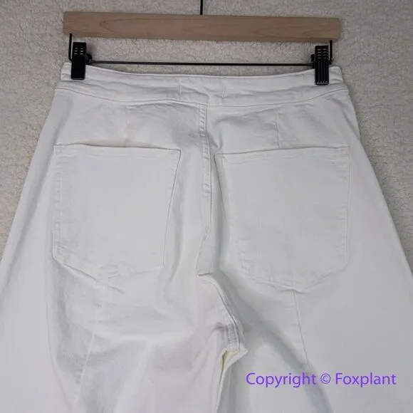 New! Madewell The Curvy Emmett Wide-Leg Jean in Tile White,‎ size 29 - Image 11