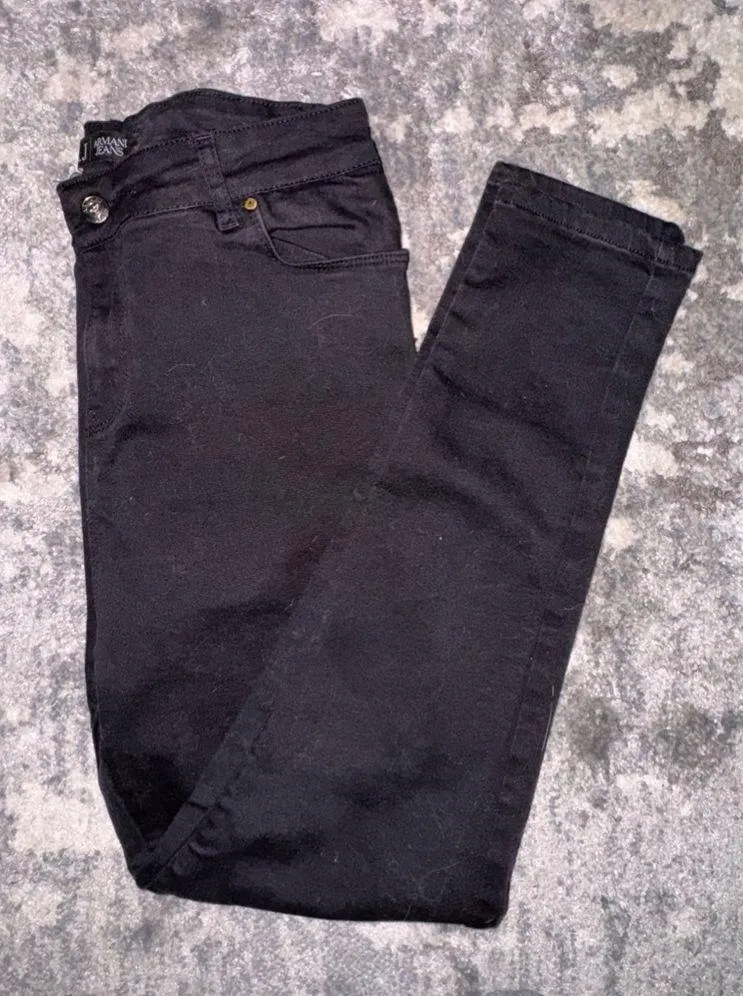 Armani Jeans Black high waisted Skinny - Image 7