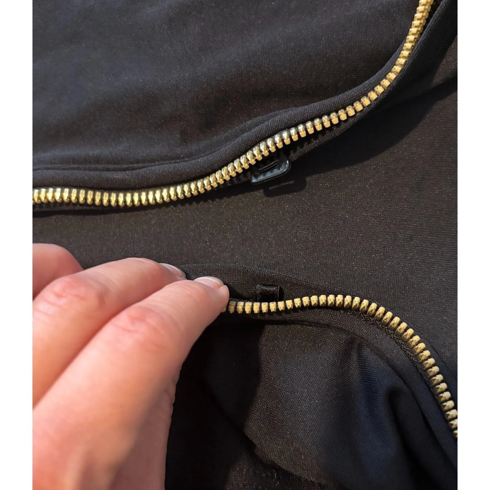 SEAFOLLY Womens Zip Front Swimsuit Surfsuit One Piece Size 12 Black Long Sleeve - Image 5