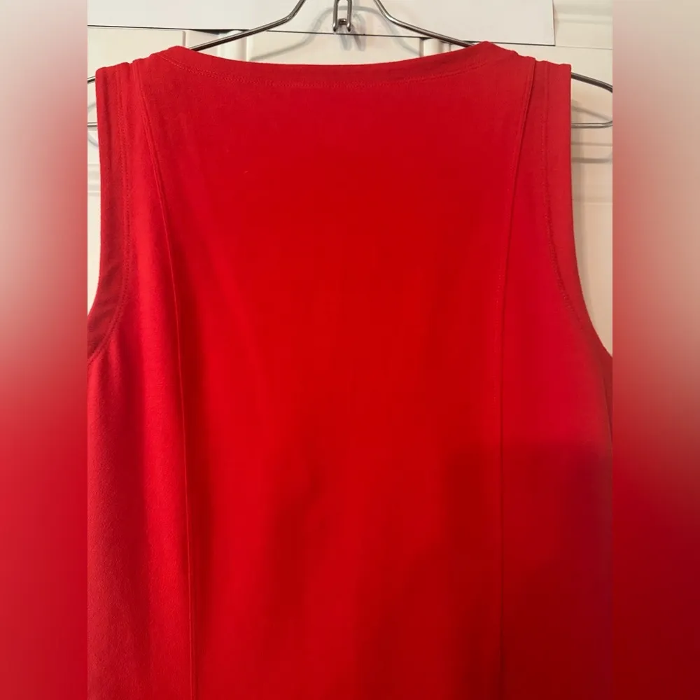 Women's Toad & Co Red Aquaculture Tank Dress With Pockets Active Tennis Small - Image 9