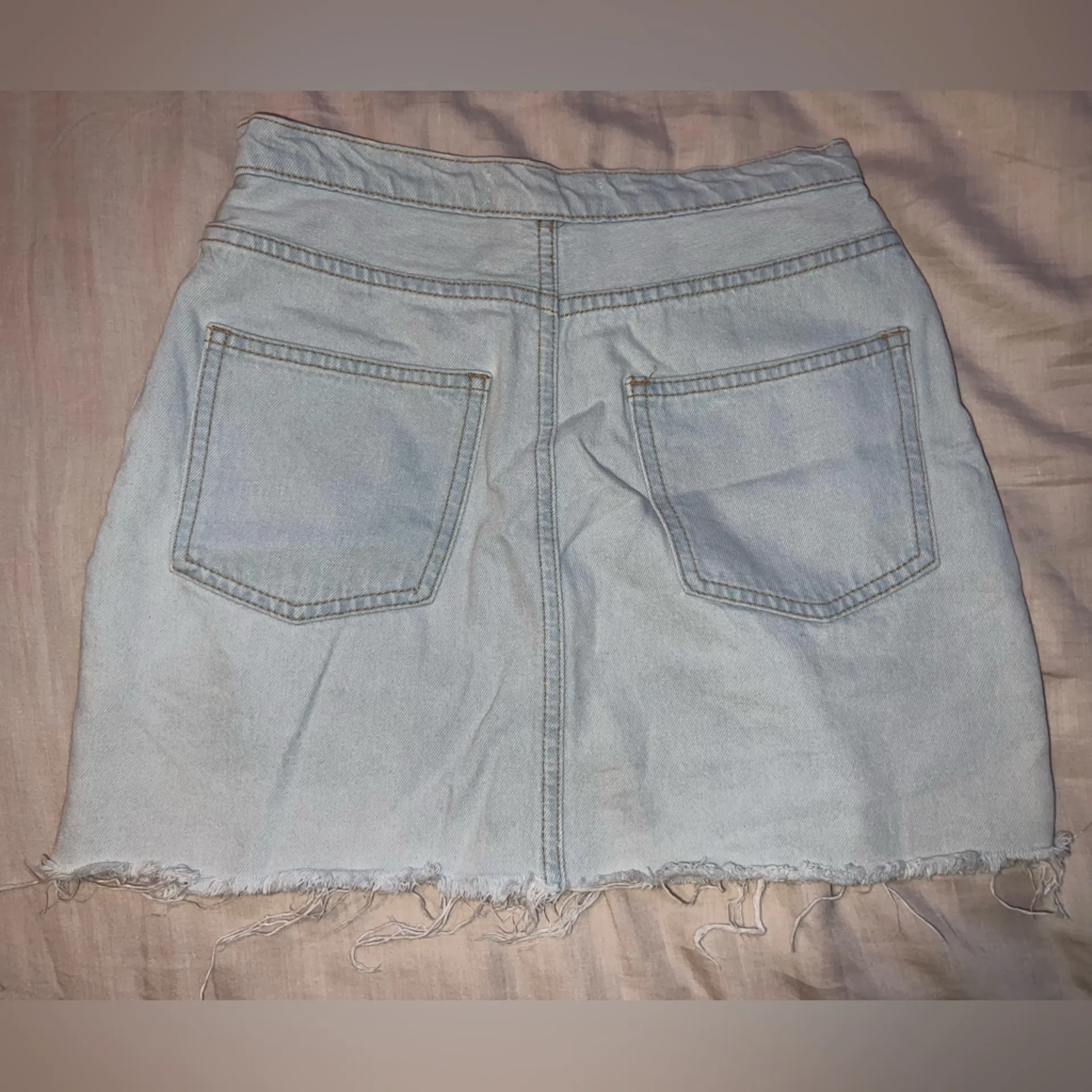 American Apparel  Button up Jean skirt - Image 3