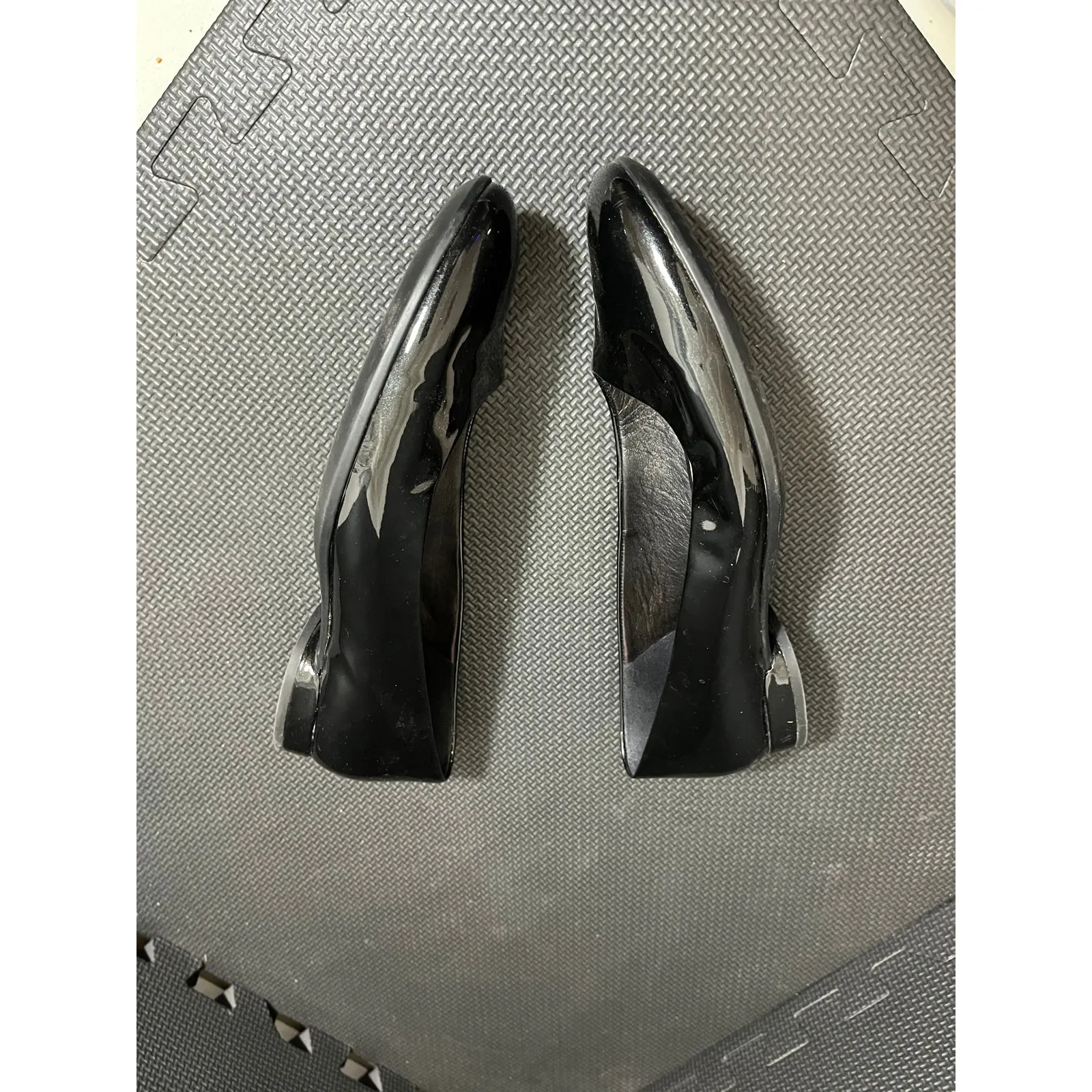 ECCO Anine Ballerina Ballet Comfort Flats Women's Walking Shoes Patent Leather 9 - Image 4